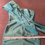 Women’s Green One Shoulder Full Length Mermaid Fit Formal Dress Size 6 Green Photo 7