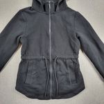 Varley Womens Sofia Jacket Size XS Black Sweat Zip Up Drawstring-Waist Hoodie Photo 10