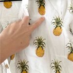 Tory Burch  Mira Cotton Beach Shirt in Pineapple Print - Size XS Photo 7