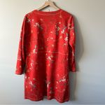 Solitaire  Anthropologie NWT Floral Faux Suede Open Front Boho Jacket Large Photo 8