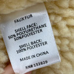 L'Academie x Bridget Taryn Fitted Crop Faux Shearling Jacket XXS Sherpa Coat Photo 6