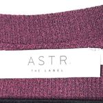 ASTR the Label Dark
Burgundy Red Side Tie
Ribbed Long Sleeve Sweater XL Photo 4