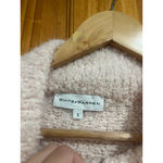 White + Warren Wool Cashmere Blend Pullover Sweater Pink Small Half Zip Photo 2