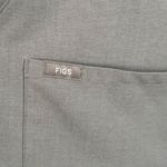 FIGS  Catarina graphite  V-Neck Scrub Top Large nurse scrubs uniform Photo 3