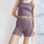 Aritzia The Group Babaton Retrea Fuzzy Lounge Short Purple- Size Small Photo 1