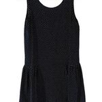 Steven Alan  Printed Sleeveless Drop Waist Silk Dress Photo 0