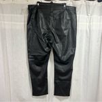 Gap  Faux Leather Vintage Slim High Rise Pants Photo 4