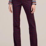 Trina Turk The Willis Flare Pants Multicolor Houndstooth Print Size 0 EXCELLENT! Photo 13