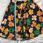 Who What Wear  Floral Mini Skirt Black Orange Green Size X Small Photo 6