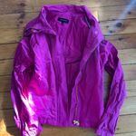 Talbots  Fuschia Metallic Zip Front Jacket Snap Cropped 14 Photo 0