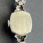 10k White‎ Gold Filled Vintage Antique Gruen Verithin dainty watch one size Silver Photo 6