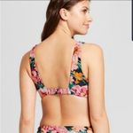 Tori Praver Swimwear  Seafoam Floral Bikini Top (S) Photo 1