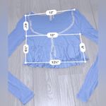 Urban Outfitters  Women’s Long Sleeve Lace Trim Babydoll Top Photo 5