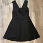 ZARA  woman plunging v neck, fit & flare open back party dress size large Photo 9