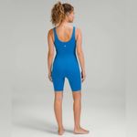 Lululemon  Align Onesie 8” Poolside Blue Nulu Buttery Soft Built-In Bra Size 6 Photo 1