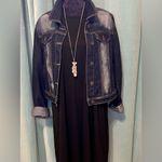 Black T Shirt Dress Size XXL Mossimo Short Sleeve Classic Comfort Photo 4