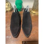 ZARA Western Suede Black Booties 7 Festival Boho Photo 2