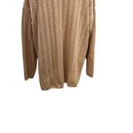 Eileen Fisher  Vintage Sweater Crochet Pointelle Knit Camel Tan Size 2 Medium Photo 9