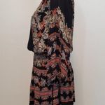 Free People Moonlight Drive Dress S Revolve Black Smock Long Sleeve Tassel Boho Photo 9