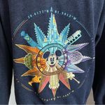 Disney  • Navy and White Embroidered Zip Up Hoodie Photo 3