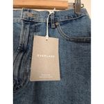 Everlane The Way High Denim Shorts Blue Raw Hem Size 28 Photo 1