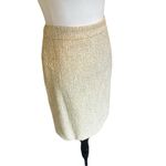Anne Klein Boucle Tweed Pencil Skirt | EUC | Yellow, White, Grey | 4p Photo 2