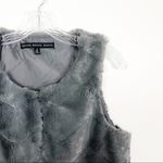 HYFVE Faux Fur Vest Grey Size Medium Photo 3