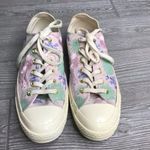 Converse  chuck 70 low top palm embroidered sneaker flat shoes 9.5 tropical flora Photo 3