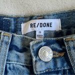 RE/DONE The Midi Denim Shorts Ripped Tide Photo 4