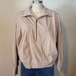 Free People  Tan Quarter Zip Pullover  Photo 0