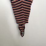 Reformation Bodysuit Red Blue White Stripe Top Womens Small Photo 7