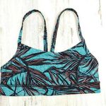 Lululemon Rise And Run Mini Palm Lace Tofino Sports Bra Size 4 EUC Photo 0
