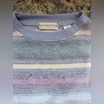 Paris Sports Club Vintage 90s  soft striped oversized sweatshirt, size XL Photo 9