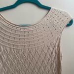 Sundance Cream light weight knit sweater Dress Size Small Photo 5