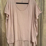 Free People Movement Tan City Vibes Side Pocket Oversized Tunic Top XS Photo 0