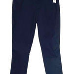 Old Navy  Womens Pixie Mid-Rise Skinny Ankle Pants Black Size 10 Tall‎ NWT Photo 0