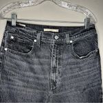 Levi's Levi’s Premium Washed Black 70’s High Flare Denim Jeans Photo 7