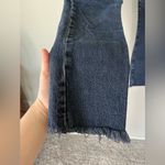 Levi's Wedgie High Rise Tapered Leg Frayed Cropped Jeans Women's Size 27 Photo 4