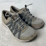 Dansko  Honor Sneaker Shoes‎ Womens Size 39 (US 8.5-9) Mesh Suede Tan Gray Sporty Photo 0