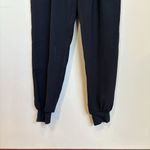 Joie  Black Mardalina Sleeveless Crepe Drawsting Jogger Jumpsuit Sz M $258‎ Photo 7