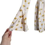 Free People Womens Cream Yellow Long Sleeve Floral Shift Tegan Mini Dress Size 0 Photo 5