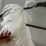 Mac Duggal Cocktail Feather-Trimmed One-Shoulder Dress Photo 2