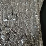 fab'rik Silver Sequin Mini Dress Photo 2