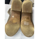 Lucky Brand Womans  Bootie 8 M Tan Vented Pull On Heels Photo 7