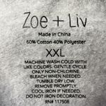 Zoe & Liv Womens Black & Grey Good Bad Flip Sequin Halloween Sweatshirt Size XXL Photo 4