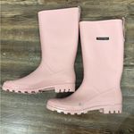 Planone Women's Tall Pink Rain Boots Waterproof Size 41/ 10 US Outdoor Barbie Photo 5