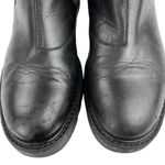 Vagabond  Black Leather Lug Sole Chunky Slip On Kenova Chelsea Ankle Boots Sz 4.5 Photo 4