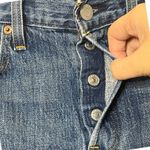 Levi's Levi’s White Oak High Rise Denim Shorts Button Fly Women’s Size 30 Vintage Photo 6