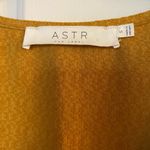 ASTR the Label Mustard Yellow Tie Front Crop Top, Size Small Photo 5
