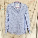 Frank & Eileen  Eileen Relaxed Button-Up Shirt, Blue Stripe Hearts Photo 1